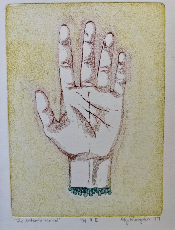 The Artists Hand 4 by artist Alyssa Morgan